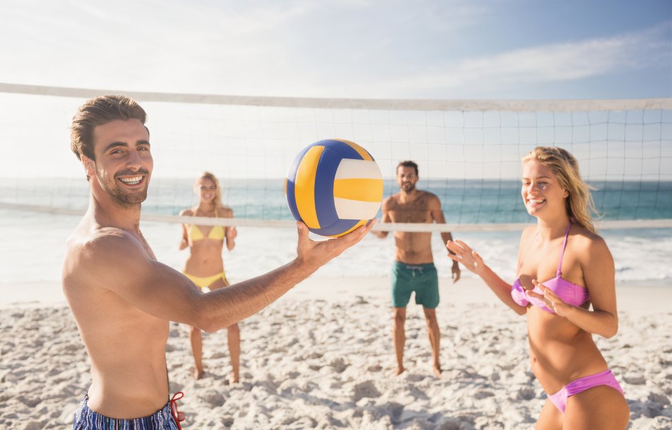 Volleyball outdoors